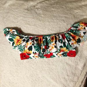 Size L floral swimming top
